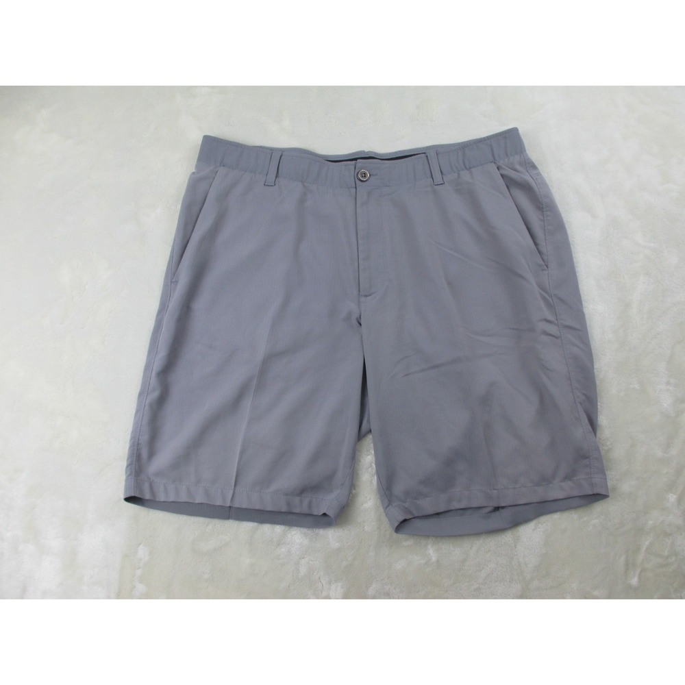 Under Armour Shorts Mens 38 Gray Chino Pockets Performance Heat‎ Gear Golf*